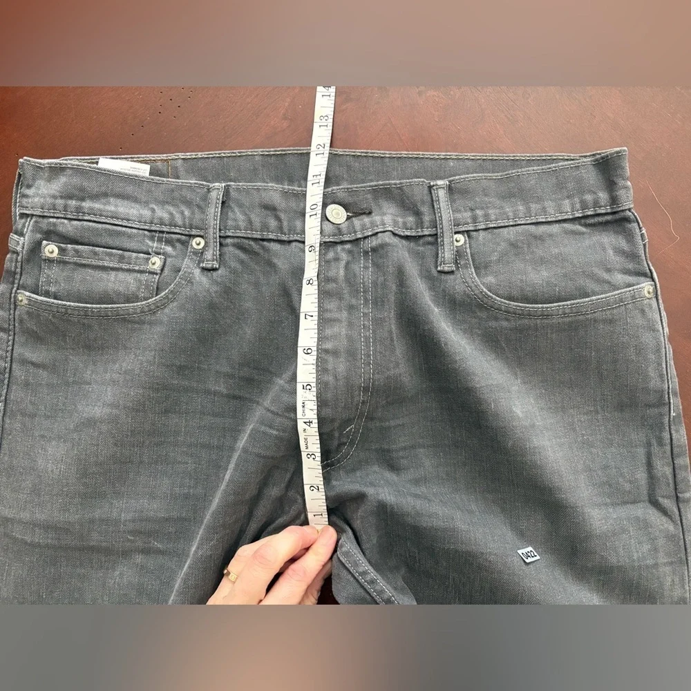 Levi’s 514 Straight Fit Straight Leg Gray Stretch Jeans Men’s 36 x 34